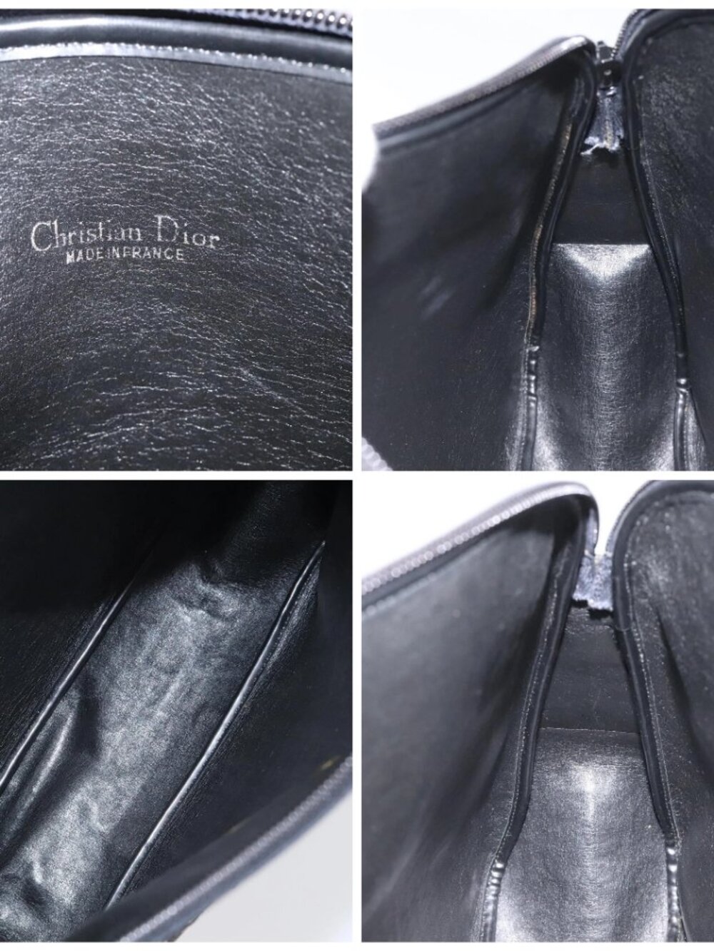 Christian Dior Trotter Canvas Shoulder Bag Black - Picture 15 of 16